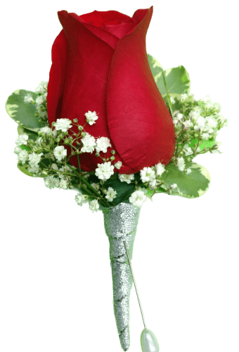 Red Rose Boutonniere