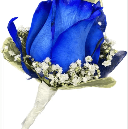 Blue Rose Corsage