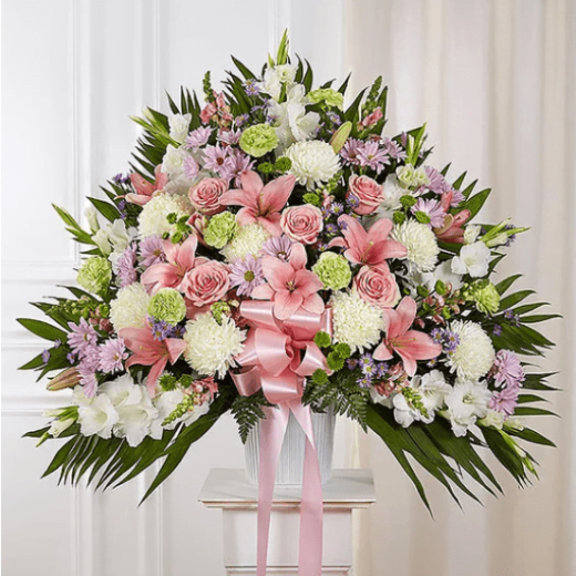 Pastel Standing Basket