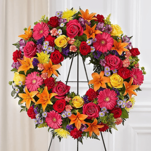 Standing Wreath- Bright