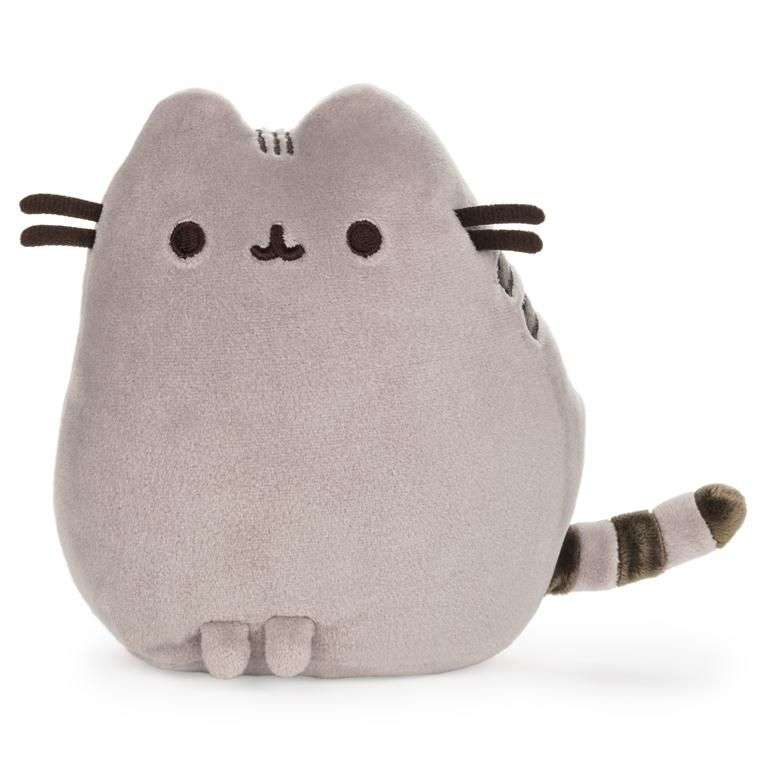 Pusheen Squisheen Sitting Pose, Gray, 6 in