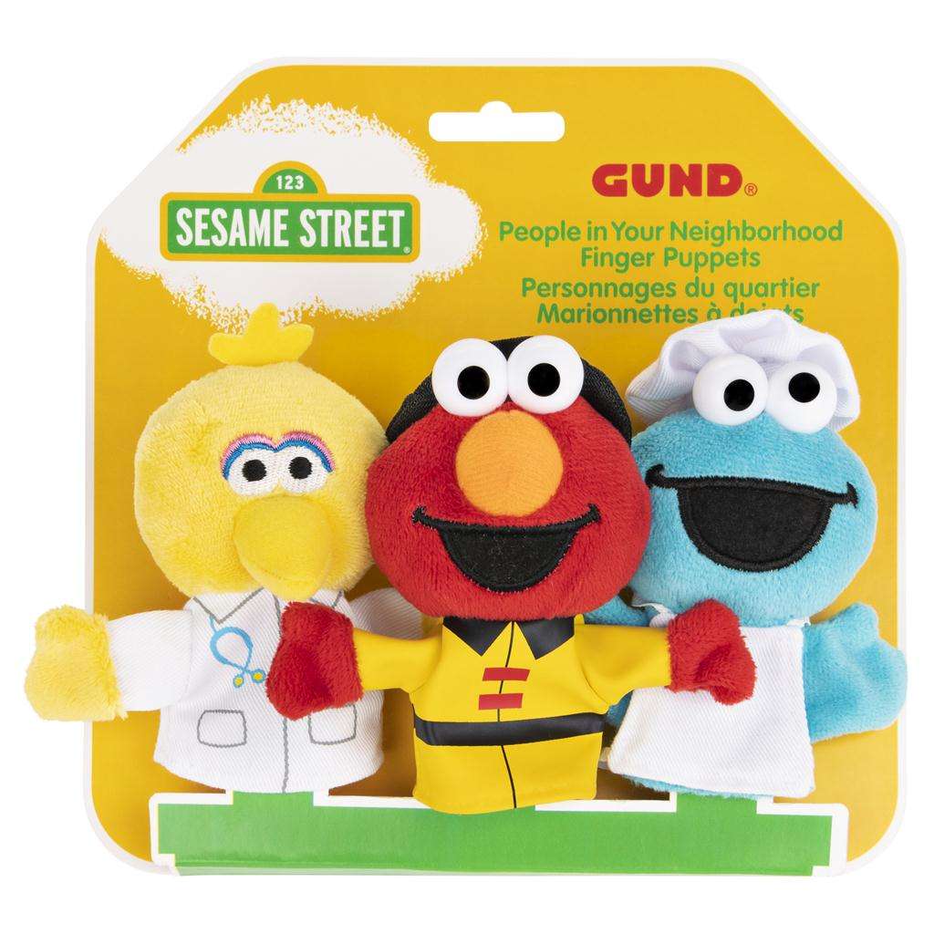 People in Your Neighborhood Finger Puppets Set of 3, 3 in