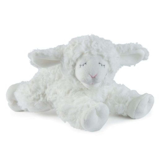 Winky Lamb 100% Recycled Plush Rattle, 7 in