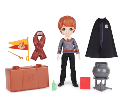 Wizarding World Harry Potter, 8-inch Ron Weasley Doll 12-Piece Back to Hogwarts Gift Set