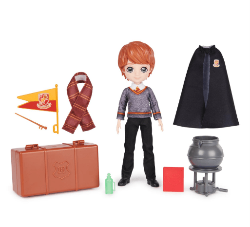 Wizarding World Harry Potter, 8-inch Ron Weasley Doll 12-Piece Back to Hogwarts Gift Set