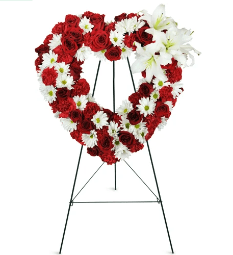 Rosy Remembrance Heart