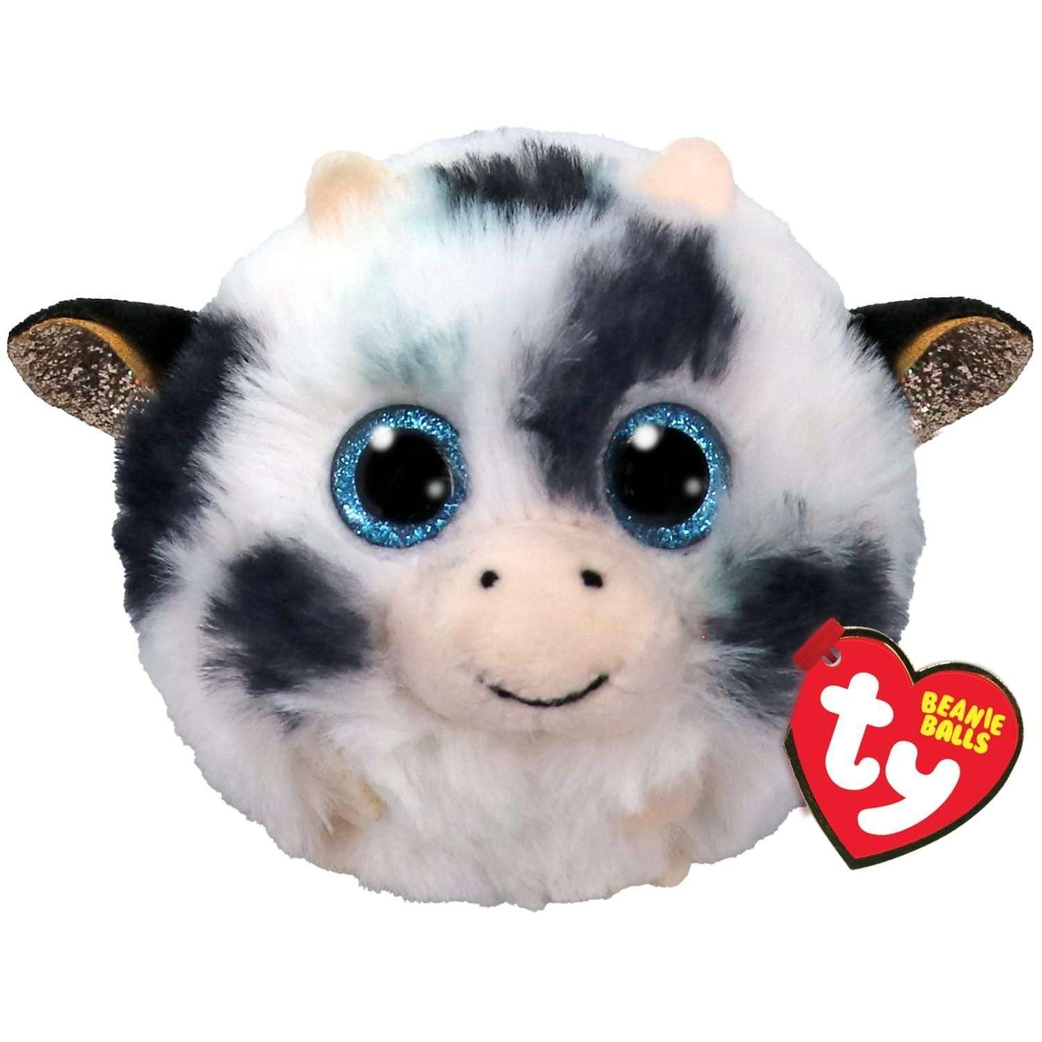 Ty Moophy Cow Beanie Balls - Squishy Beanie Baby Soft Plush Toys