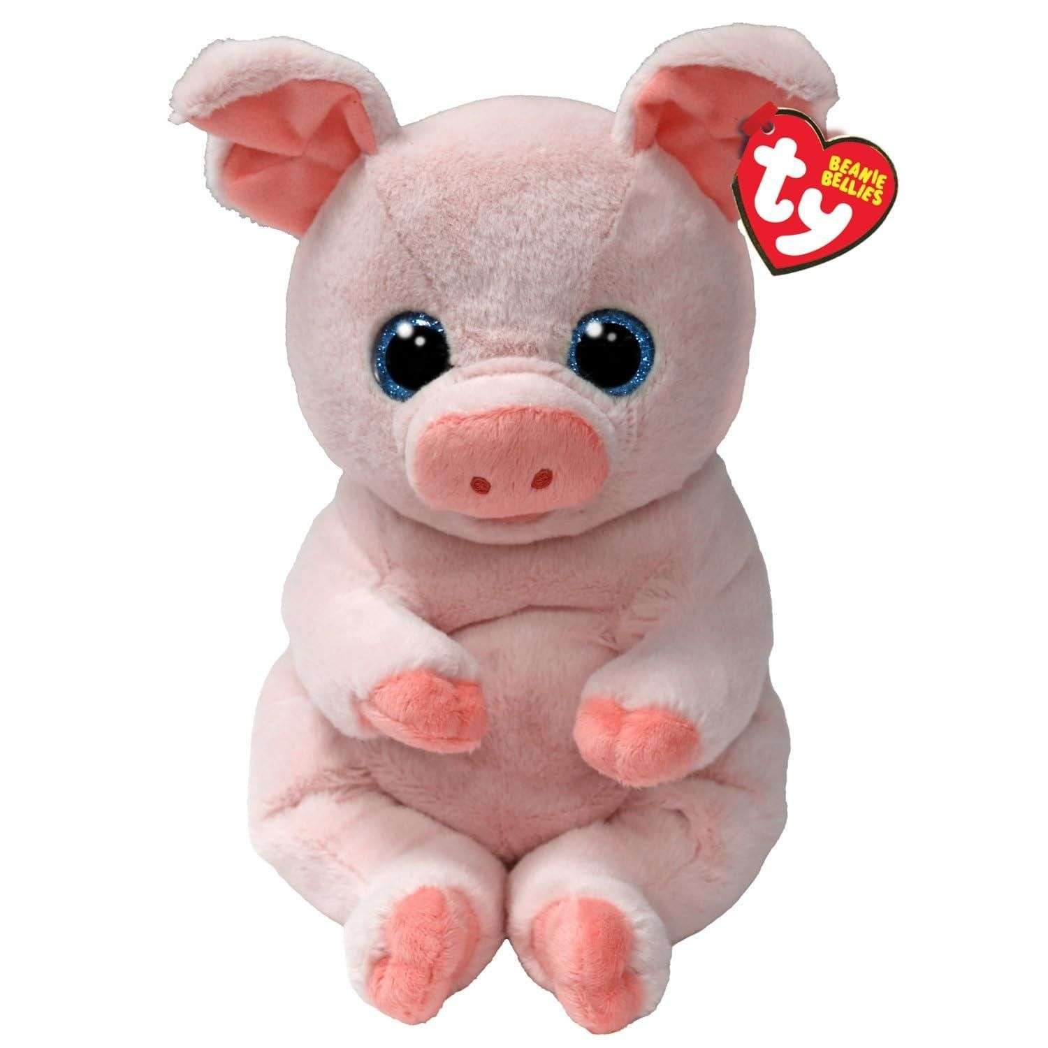 Ty Beanie Bellies – Penelope The Pig with Glitter Blue Eyes