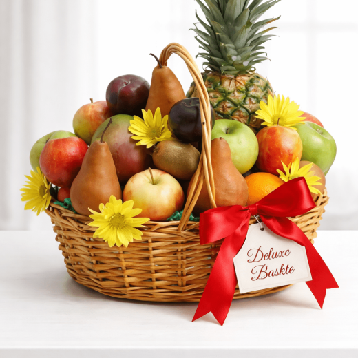 Deluxe Fresh Fruit Basket