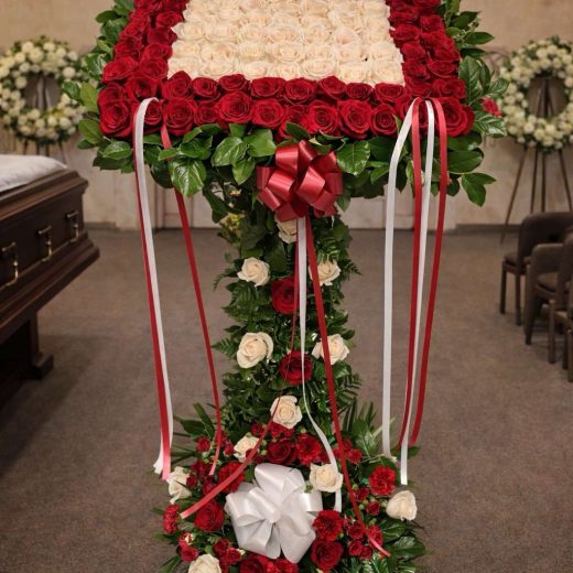 Eternal Love Rose Pedestal Bible Tribute