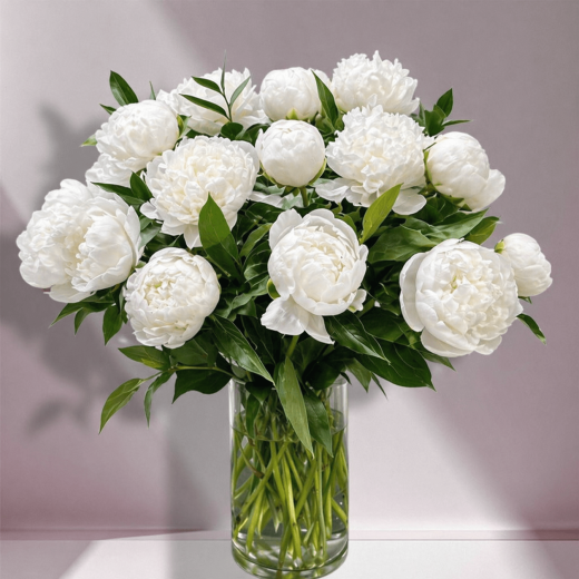 White Luxury Peony Arrangement
