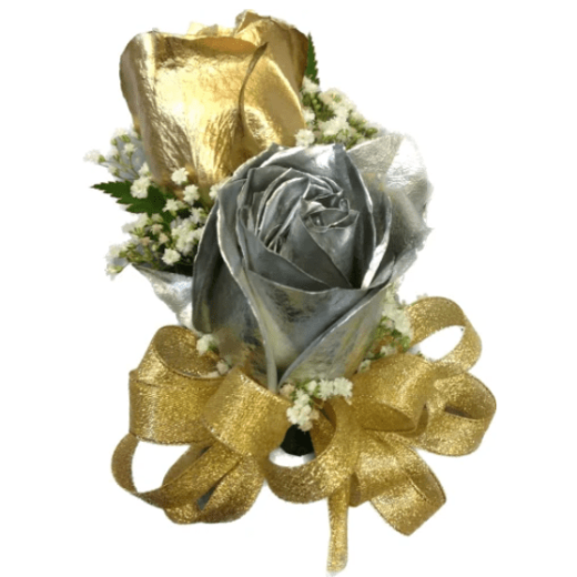 Gold & Silver corsage