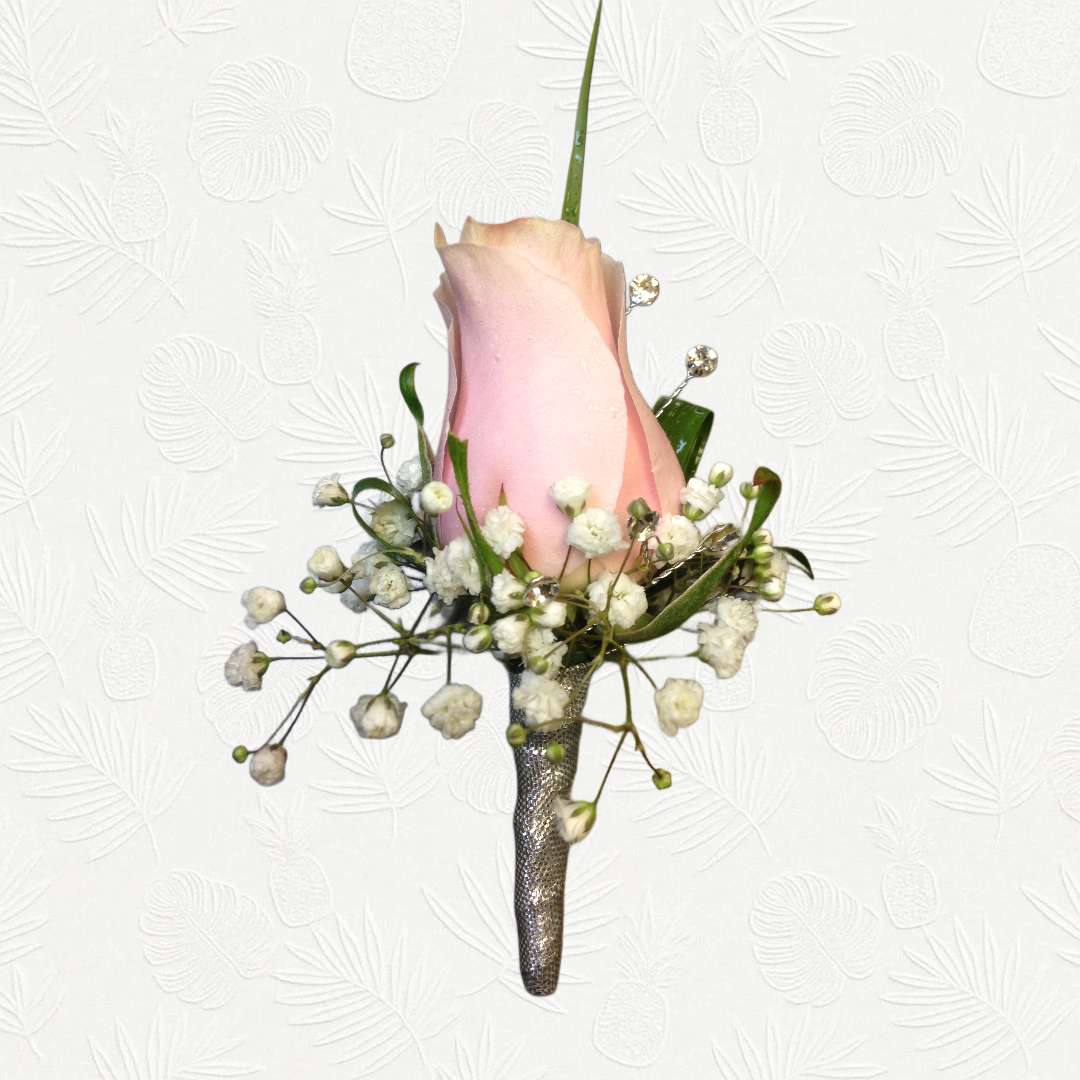 Blush Pearl Boutonniere