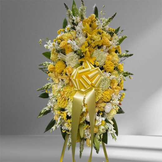 Golden Light Standing Spray