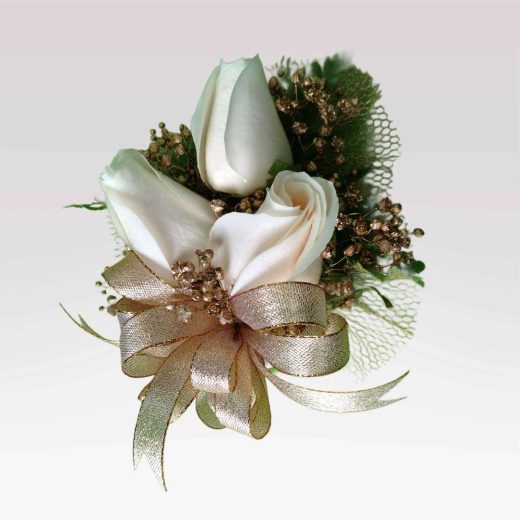 Ivory Elegance Corsage