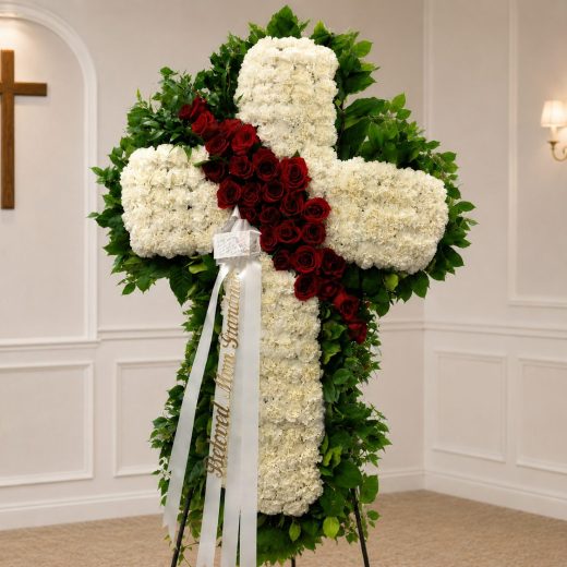 Crimson Faith Cross