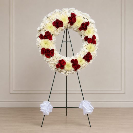 Crimson Remembrance Wreath