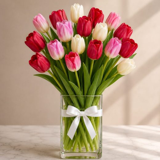 Blushing Tulips