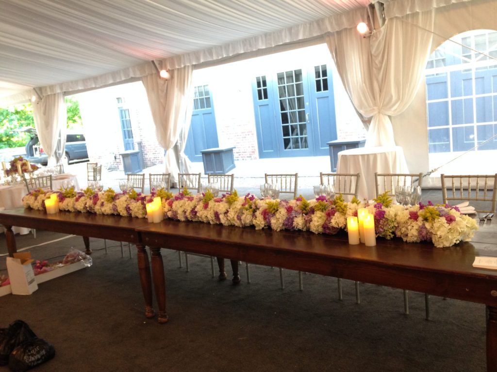 Wedding floral arrangement