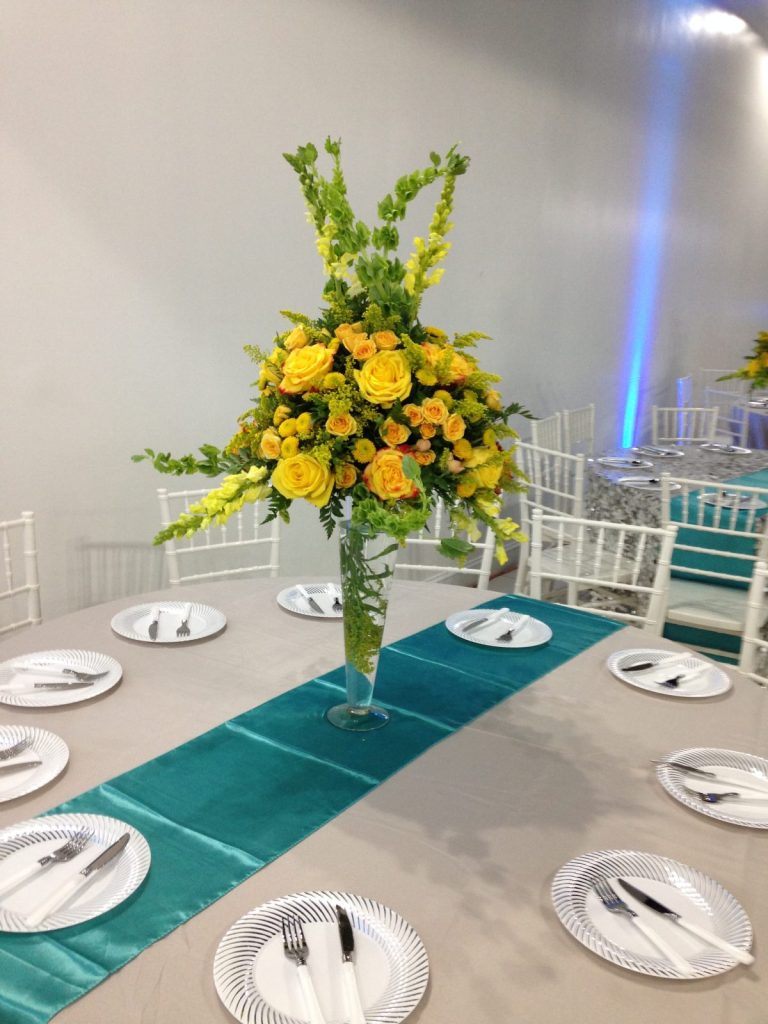 Wedding floral arrangement