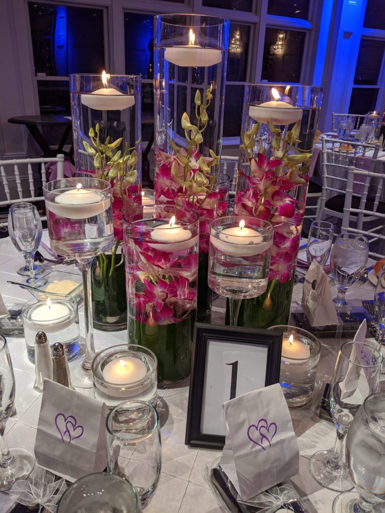 Wedding floral arrangement