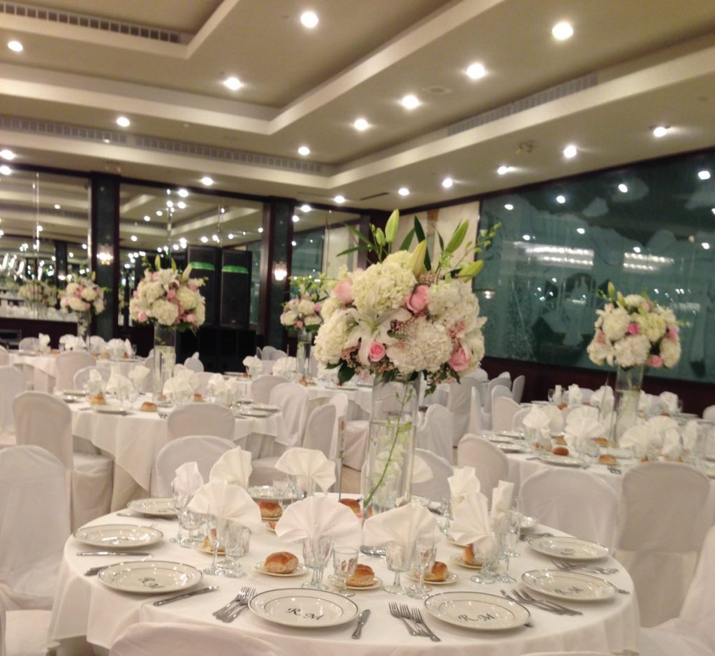 Wedding floral arrangement