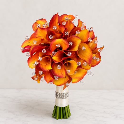 Sunset Romance Bridal Bouquet