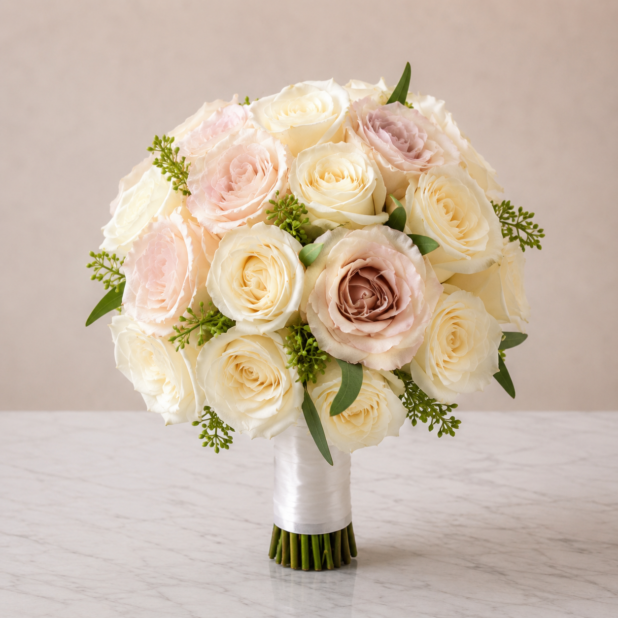 Blushing Ivory Bridal Bouquet