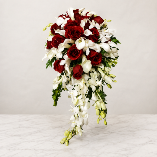 Crimson Orchid Cascade