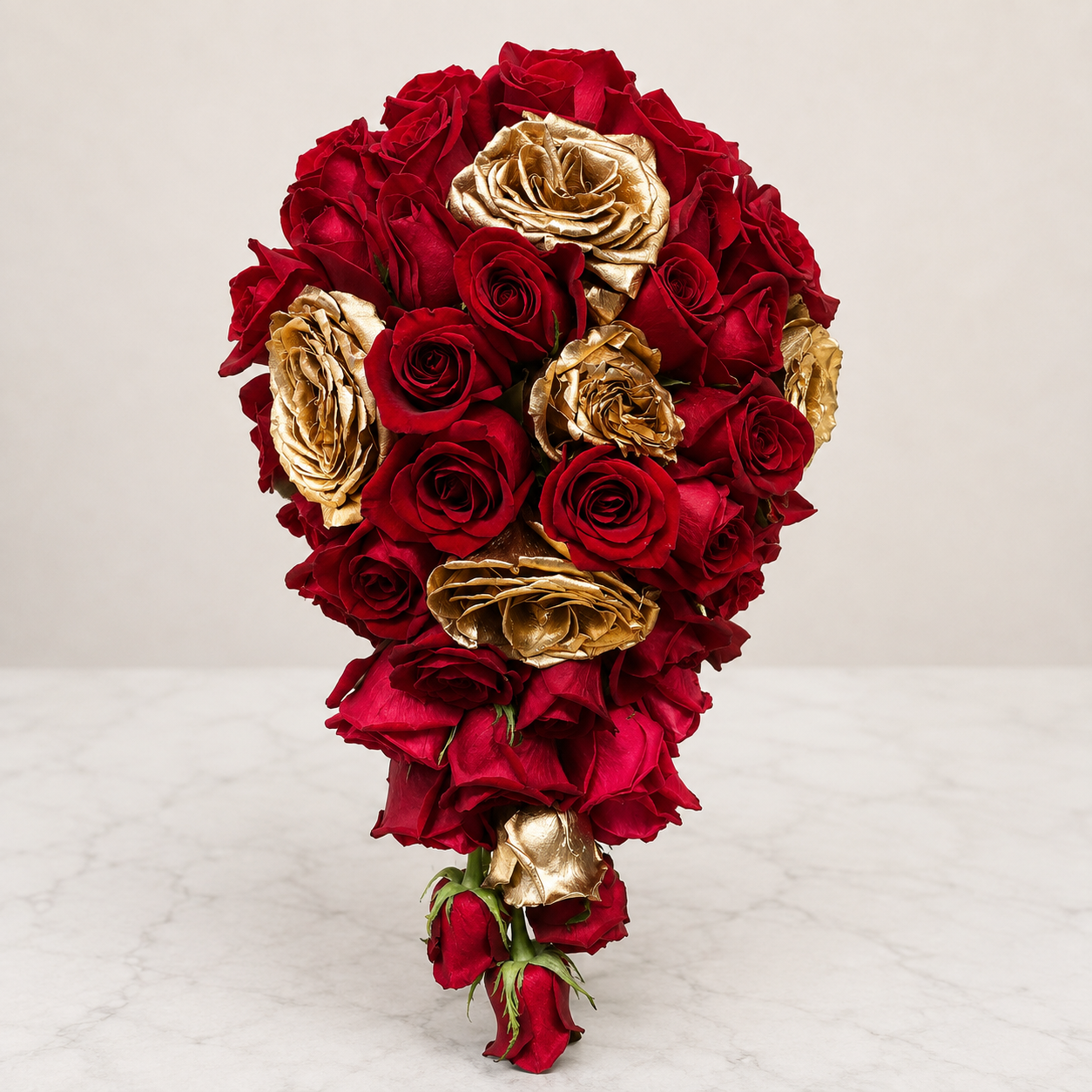 Crimson Gold Cascade