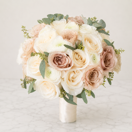 Champagne Blush Bridal Bouquet