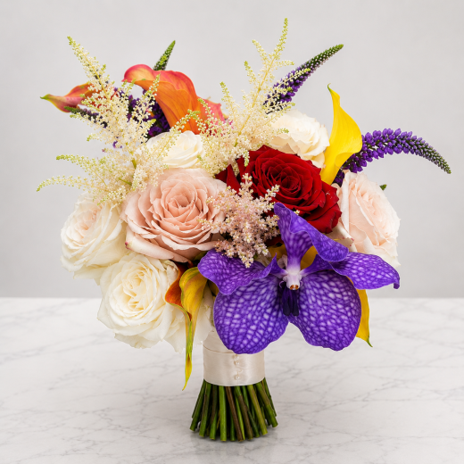 Vibrant Romance Bridal Bouquet