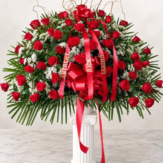 Eternal Red Rose Tribute