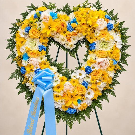 Golden Memories Heart