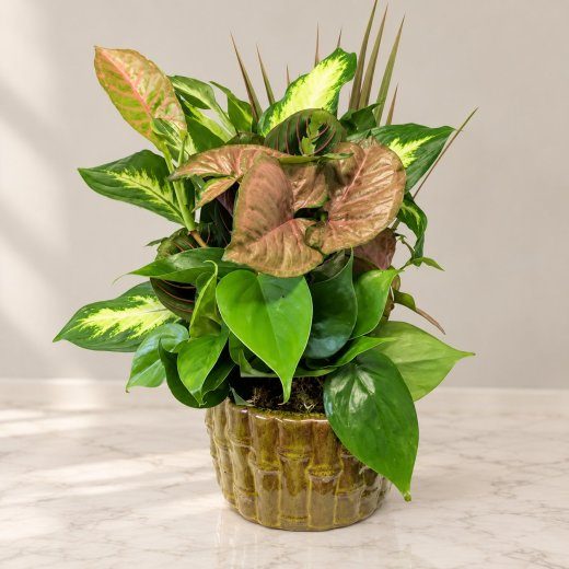 Nature’s Grace Woven Planter